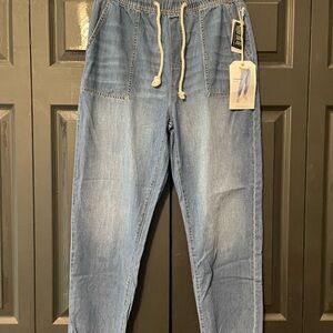 Women’s Blue Denim Jogger Jeans